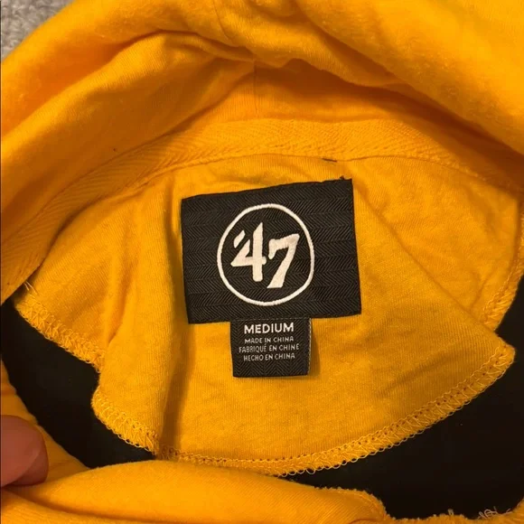 '47 Black and Yellow Hoodie - Picture 2 of 2